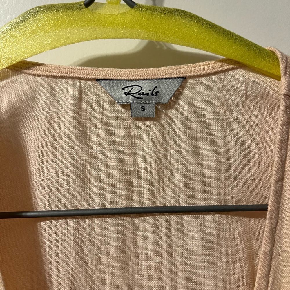 Rails Wrap Dress. Peach. Size Small. - image 3